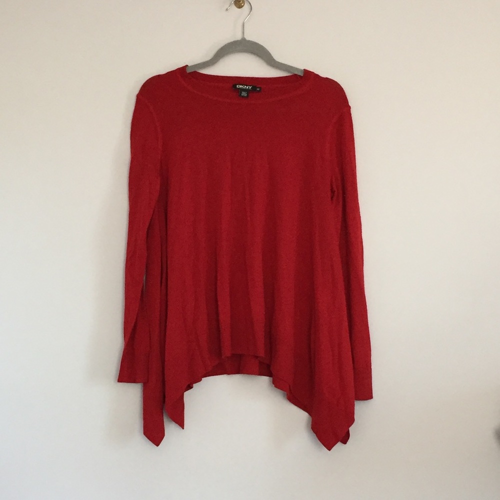 DKNY red sweater